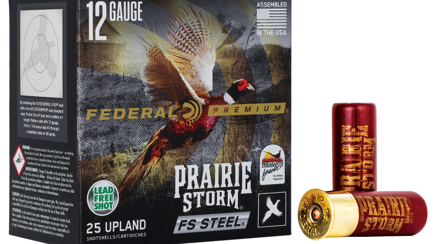 Federal Premium Prairie Storm FS Steel Upland Shotshells – 12 Gauge – #3 – 3” – 250 Rounds