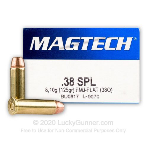 Magtech .38 Special Fmj Flat 38QCS