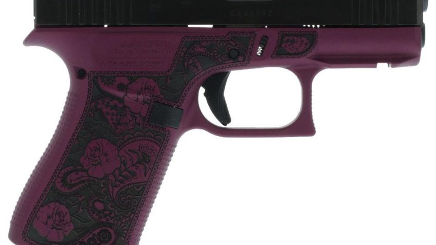 Glock 43X MOS “Paisley” Black Cherry 9mm 3.4″ Barrel 10-Rounds