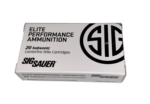 Sig Sauer Elite Performance .300 Blk Subsonic Otm E300A2SW-DTY-20