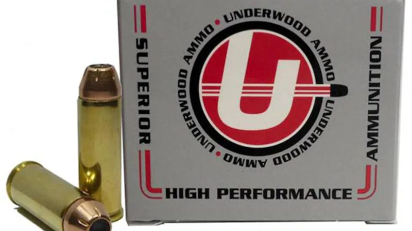 Underwood Ammunition 45 Colt (Long Colt) 250 Grain Hornady XTP Jacketed Hollow Point Box of 20