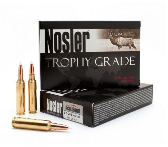 Nosler Trophy Grade, Nos 60040 Trophy 6.5-284  140 Acb            20/box