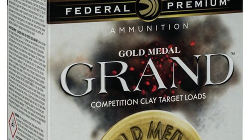 Federal Premium Gold Medal Grand 12 GA, 2-3/4in. 1oz. #8 Shot – 25 Rounds [MPN: GMT1158]