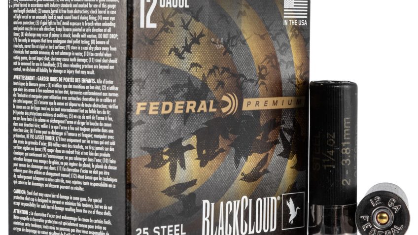 Federal Premium Black Cloud 12 GA, 3in. 1-1/4oz. #2 Shot – 25 Rounds [MPN: PWBXI1422]