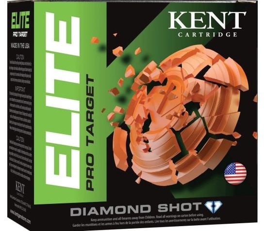 Kent Cartridge Elite Pro Target 12 GA, 2-3/4in. 1-1/8oz. #7.5 Shot – 25 Rounds [MPN: E12TH327]