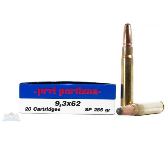 Ppu Ammo 9.3x62mm – 285gr. Jsp 20-pack