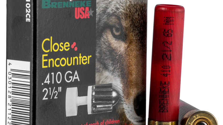 Brenneke Close Encounter .410 BORE, 2-1/2in. 1/4oz. Slug – 5 Rounds [MPN: SL4102CE]