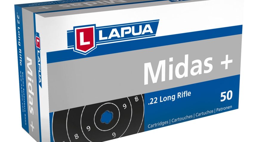 Lapua 420162 Midas+ 22 LR 40 gr Round Nose (RN) 50 Bx