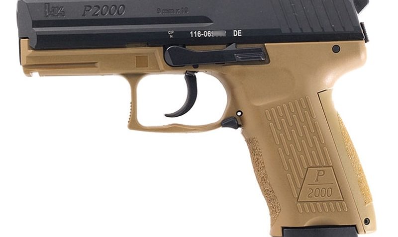 HK P2000 V3 9MM 3.66" 10RD FDE CA LEGAL NS 3