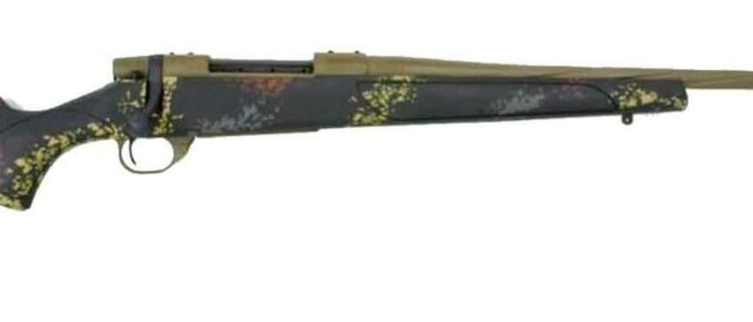 Weatherby Vanguard, 6.5 PRC 24" 3+1 Patriot Brown Cerakote Black w/Rust Brn, Smoke & Stone Sponge