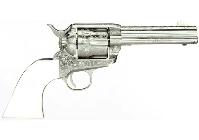 Taylor's & Company Outlaw Leg 357 Magnum 5.5" 6rd Nickel/Ivory