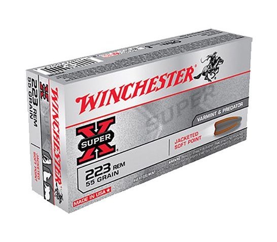 Win Ammo Super-x .223 Rem. – 55gr. Jsp 20-pack