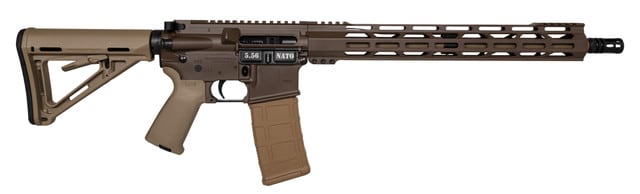 Diamondback DB15 5.56x45mm, 16" Barrel, FDE Furniture, Brown Cerakote, 30rd