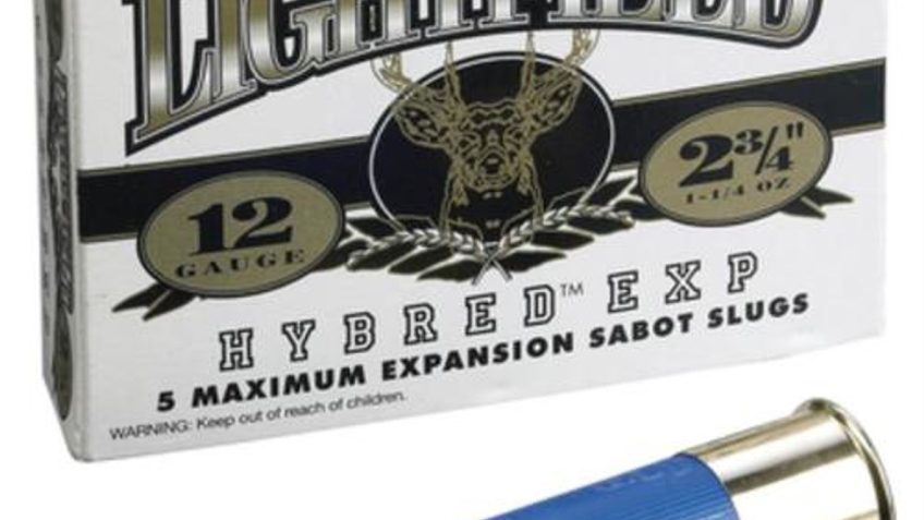 Lightfield Hybred EXP 12 GA, 2-3/4in. 1-1/4oz. Sabot Slug Shot – 5 Rounds [MPN: LF12]