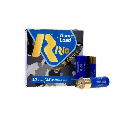 Rio Ammunition Top Texas Game Load High Velocity 12 GA, 2-3/4in. 1-1/4oz. #8 Shot – 25 Rounds [MPN: TGHV368]