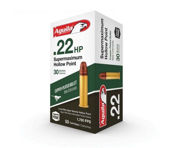 Aguila Supermaximum .22 LR, 30gr, CPHP – 50 Rounds [MPN: 1B220297] (640420009513)