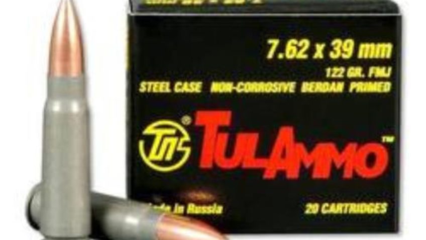 Tula Ammo 7.62X39 122GR HP STL 20RD