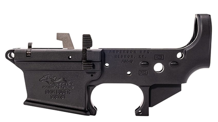 Anderson Am9 9mm Partial Lower – Assembly Glock Mag Compatible