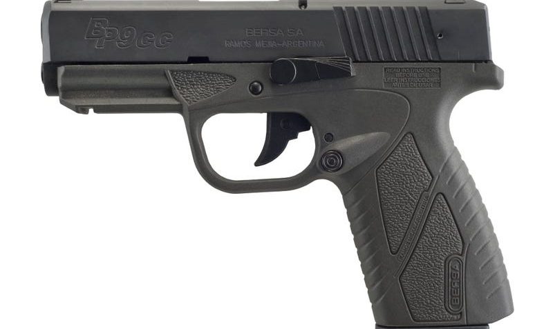 Bersa Bpcc, Bersa Bp9grcc Bp Cc 9mm Matte W/grey Frame  8rd