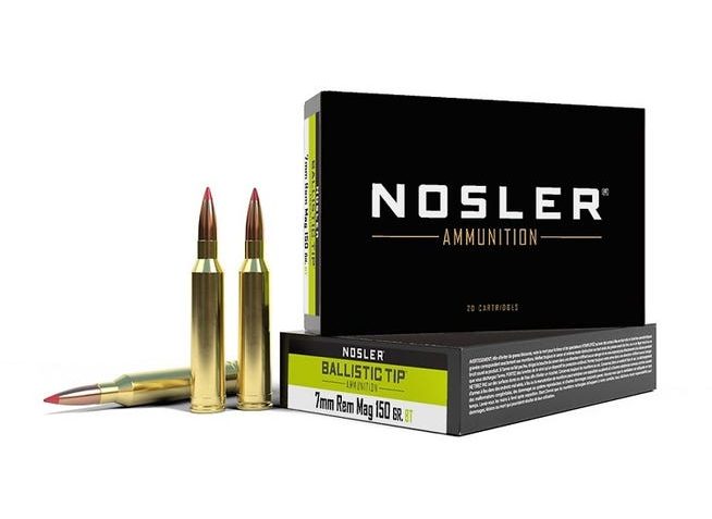 NOSLER AMMO 7MM REMINGTON MAGNUM 160GR BALLISTIC TIP SP 20rds