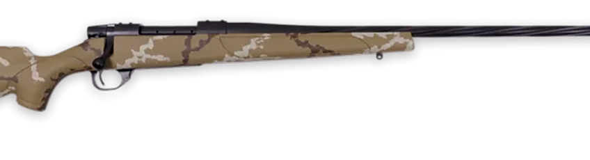 Weatherby Vanguard, 30-06 Springfield 24" 5+1 Tan w/Brown & White Sponge Graphite Black Cerakote