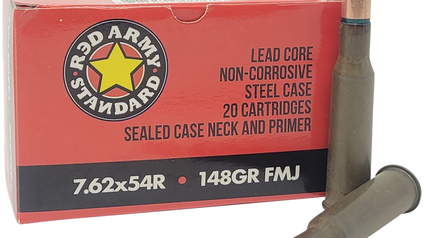 Red Army Standard 7.62x54mm Russian, 148gr, Full Metal Jacket, 20rd Box