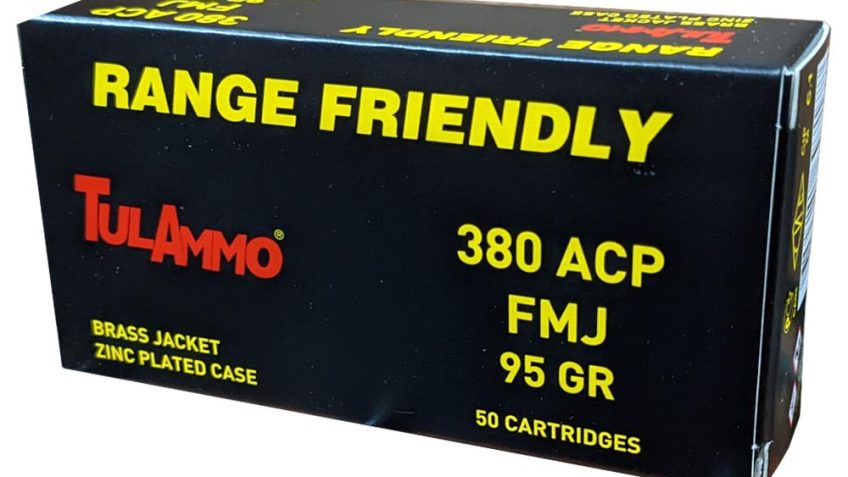 TULAMMO 380 ACP FMJ 95 GR 50 ROUND BOX