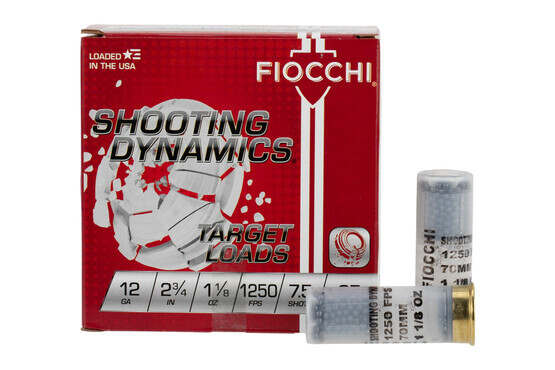 Fiocchi 12 GA, 2-3/4in. 1-1/8oz. #7.5 Shot – 250 Rounds [MPN: 12SD18X7]