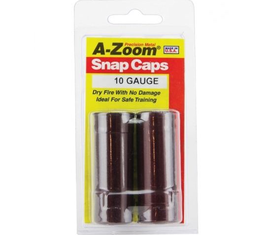 A-zoom Metal Snap Cap 10ga. – 2-pack