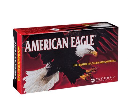 Federal AE65CRD1 American Eagle 6.5 Creedmoor 140 GR Open Tip Match – 20rd Box