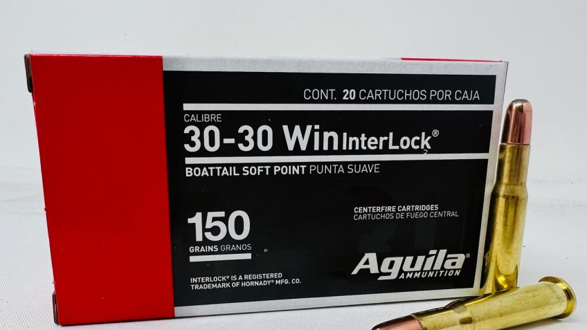 Aguila Interlock .30-30 WIN, 150gr, Interlck SPBT [MPN: 80801AG] – 20 rounds