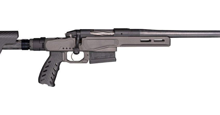 Bergara Mgmicro Lte 6.5 Creedmoor, 18" Threaded Barrel, 5rd, Black/Gray Cerakote, XLR Magnesium ATOM Chassis