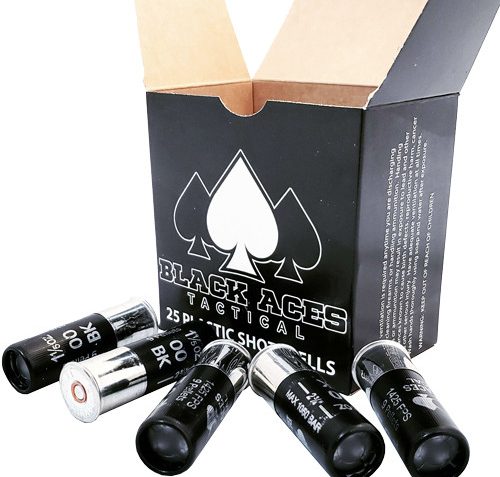 Black Aces 12 GA, 2-3/4in. 9 Pellet 00 Shot – 25 Rounds [MPN: BAT001425]