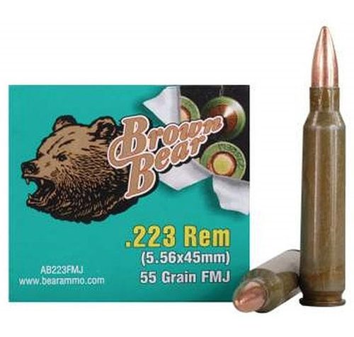 Brown Bear .223 Remington 55gr – Fmj-bt 800rnd Case