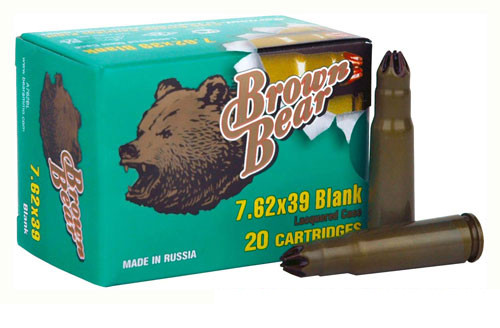 Brown Bear Blank 7.62×39 – 500-pack Case