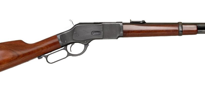 Cimarron 1873 Trapper Rifle – .357/.38sp 16" Blued Walnut