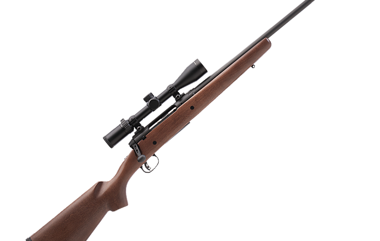 Savage Arms Axis II XP Hardwood Bolt-Action Rifle with Bushnell Scope – 7mm-08 Remington