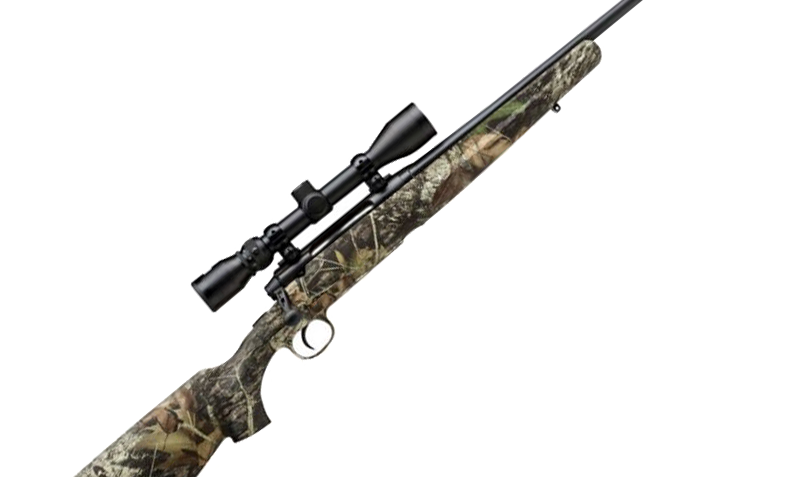 Savage Arms Axis XP Compact Bolt-Action Rifle with Scope – .223 Remington – Mossy Oak Break-Up