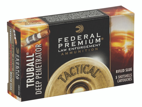 Federal Law Enforcement Tactical 12 GA, 2-3/4in. Slug – 5 Rounds [MPN: LEB127DPRS]