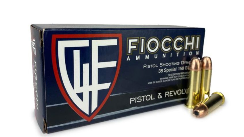 Fiocchi Defense Dynamics .38 Special, 158gr, JHP – 50 rounds  (38B)