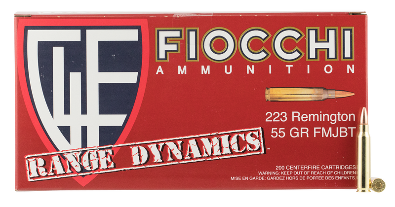 Fiocchi Range Dynamics, Fio 223ard    223         55 Fmjbt Range Pk 1000 rds