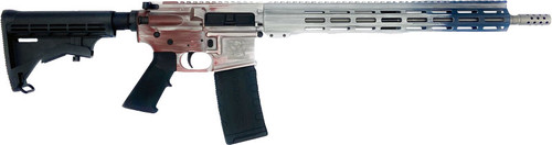 Great Lakes Firearms & Ammo AR-15 5.56 NATO 16" 30Rd Battleworn Freedom Light Cerakote Finish SS Barrel