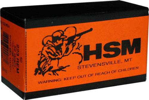 Hsm Ammo .223 52gr. Hpbt – Hornady Match 50-pack