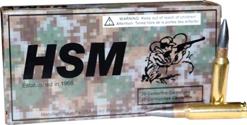 Hsm Ammo Subsonic .308 Win. – 175gr. Hpbt 20-pack