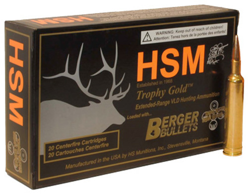 Hsm Ammo Tg .270 Wby 150gr. – Berger Match Hunting Vld 20-pk