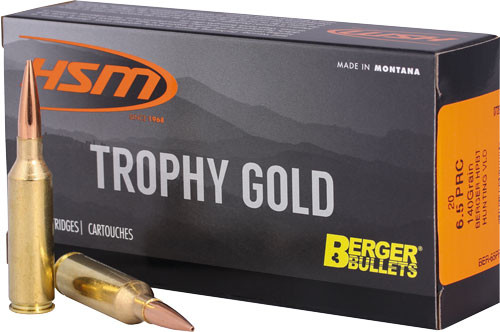 Hsm Ammo Tg 6.5 Prc 140gr. – Berger Match Hunt Vld 20pk