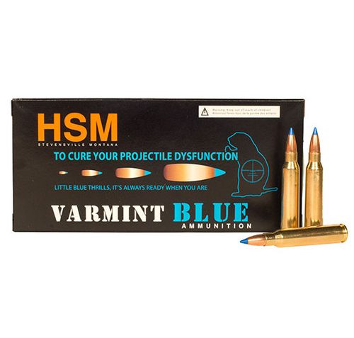 HSM VARMINT BLUE 223REM 55GR BLITZ KING 20rds