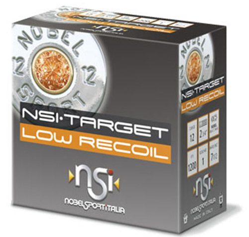 Nobel Sport Low Recoil 12 GA, 2-3/4in. 1oz. #8 Shot – 25 Rounds [MPN: 470080]