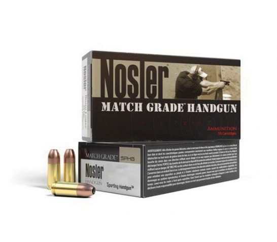 Nosler MGA-45 ACP 185g CC HPBT Ammo 50 Count