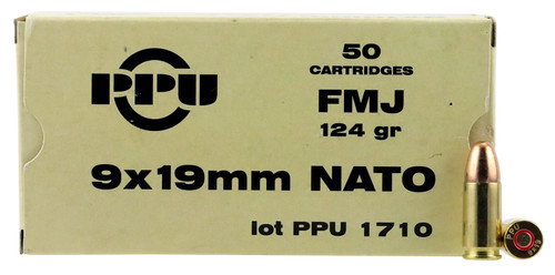 Ppu Mil-spec, Ppu Ppn9        9×19 Nato   124 Fmj          50/box